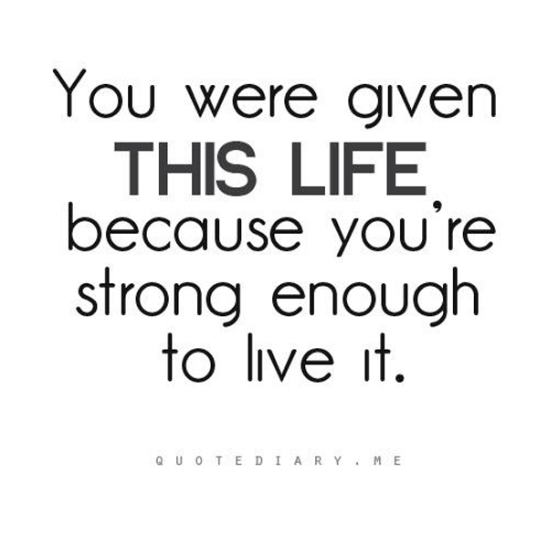 You are strong enough